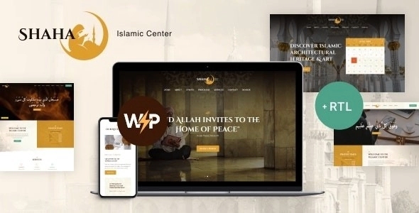 Shaha - Islamic Centre & Mosque WP Theme + RTL + Elementor 1.4.2