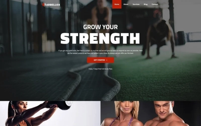 Barbellox – Gym Multipurpose Modern WordPress Elementor 1.0.0