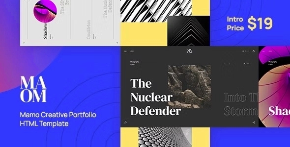 Mamo – Creative Portfolio / Multipurpose WordPress Theme 1.0.0