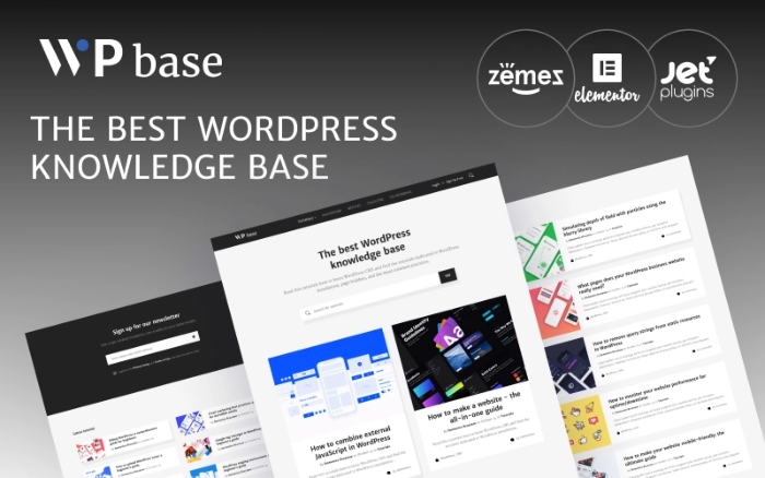 WPbase – WordPress Tutorial Theme WordPress Theme 1.2.6
