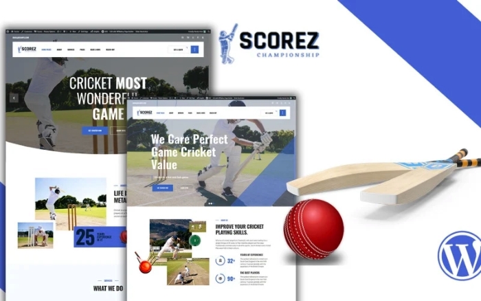 Scorez Cricket WordPress Theme 1.4.4