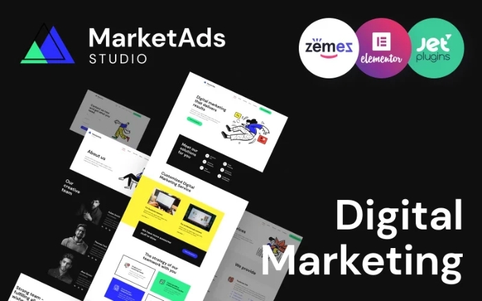 MarketAds – One of Modern Digital Marketing Templates 1.0.1