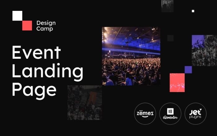 DesignCamp – Modern Event Landing Page Platform 1.0.0