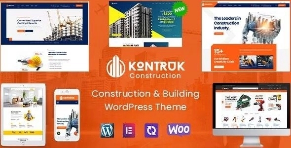 KonTruk – Construction & Building Elementor WP Theme 1.0.2