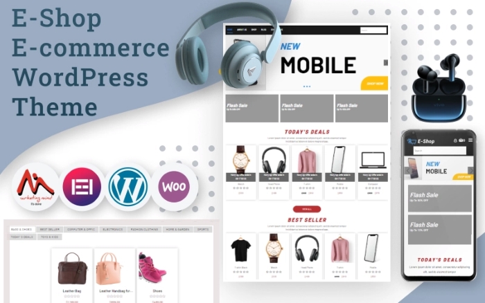 E-Shop E-commerce WordPress Theme 1.00