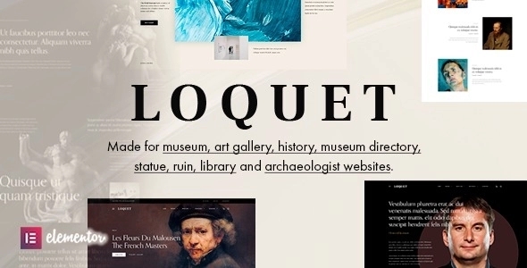 Loquet - Museum & History WordPress Theme 1.0.1