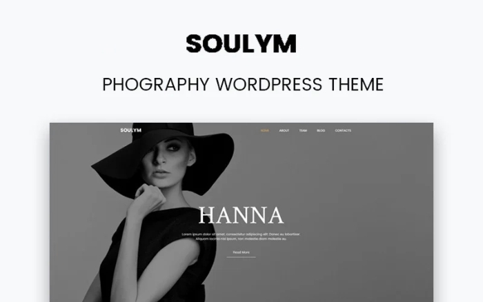 Soulym – Photography Multipurpose Modern WP Elementor 1.0.0
