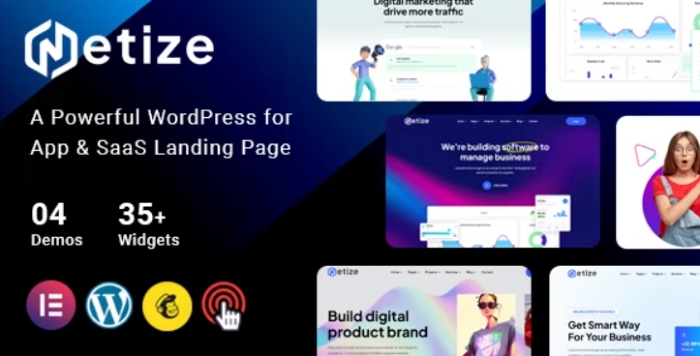 Metize – Landing Page WordPress Theme 1.0