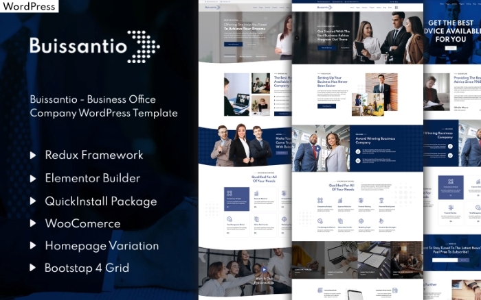 Buissantio – Business & Corporate WordPress Theme 1.0.0