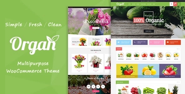 Organ - Organic Store & Flower Shop WooCommerce Theme 2.0