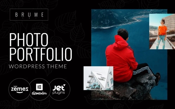 Brume – Photo Portfolio with Elementor Builder WP Theme 1.0.1