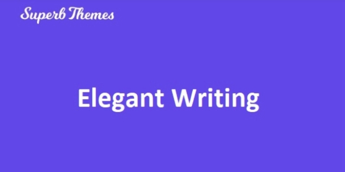 Elegant WritingWP Theme 110.2