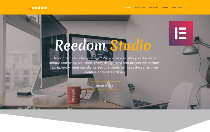 Reedom – Web Design Studio Multipurpose Minimal WP Elementor 1.0.0