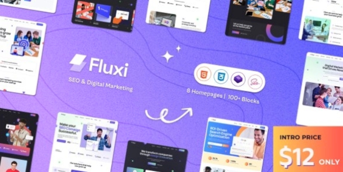 Fluxi – SEO & Digital Marketing Agency WP Theme 1.0.5
