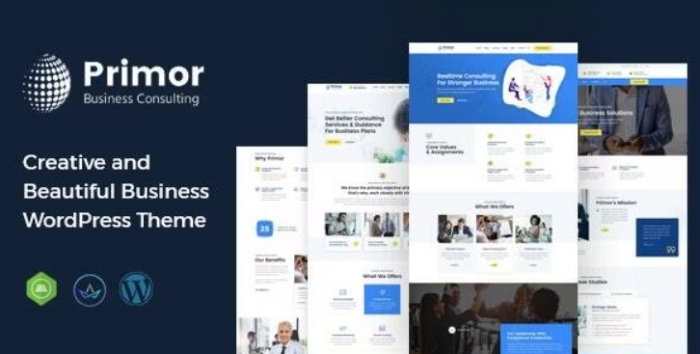 Primor – Business Consulting WordPress Theme 2.3