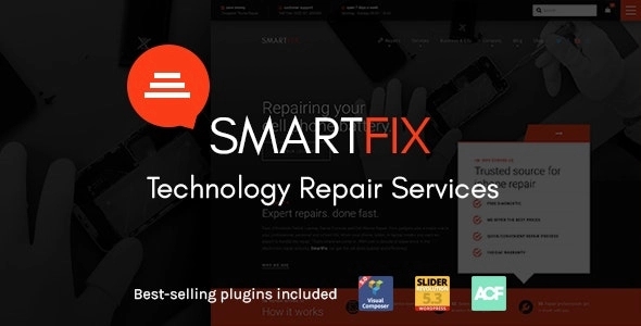 SmartFix – The Technology Repair Services WP Theme 1.2.2