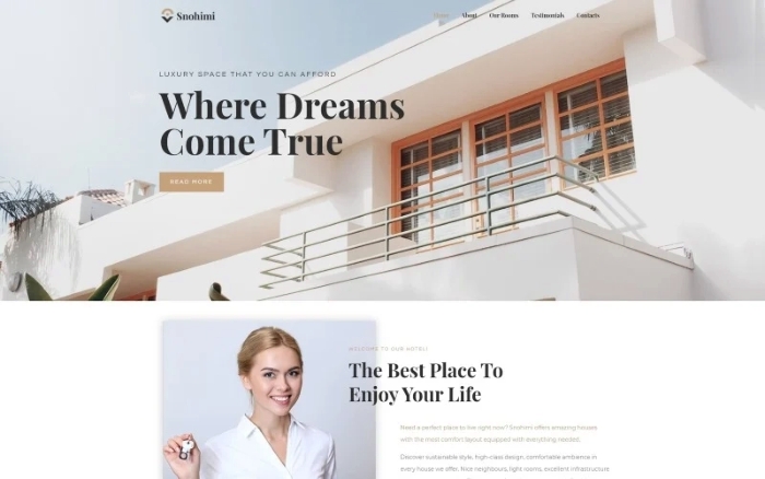Sanohimi Exotic Hotel WordPress Theme 1.0.0