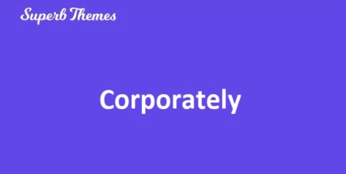 CorporatelyWP Theme 103.7