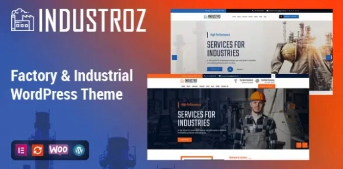 Industroz – Factory & Industrial WordPress Theme 4.6