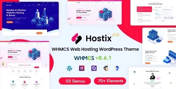 Hostix – Hosting WHMCS WP Theme 2.1