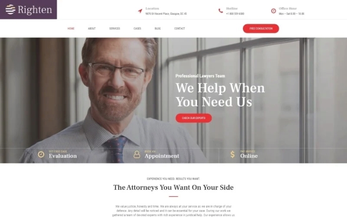 Righten – Advisory WP Elementor Theme 1.0.0