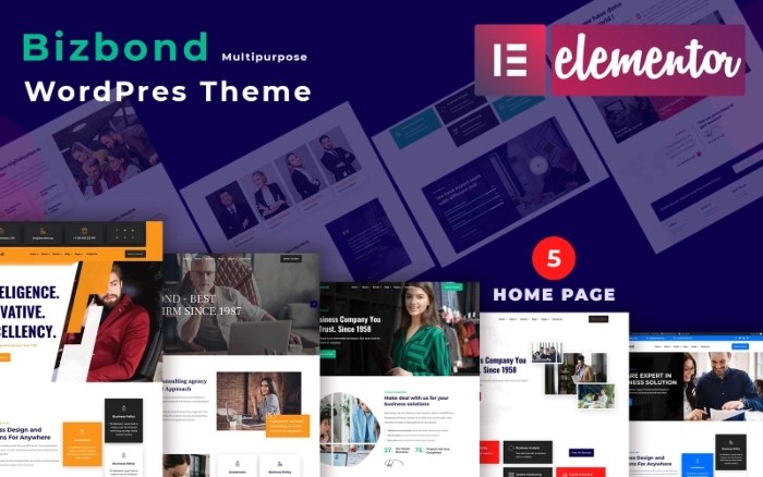 Bizbond – Best Multipurpose WordPress Theme 1.0.0