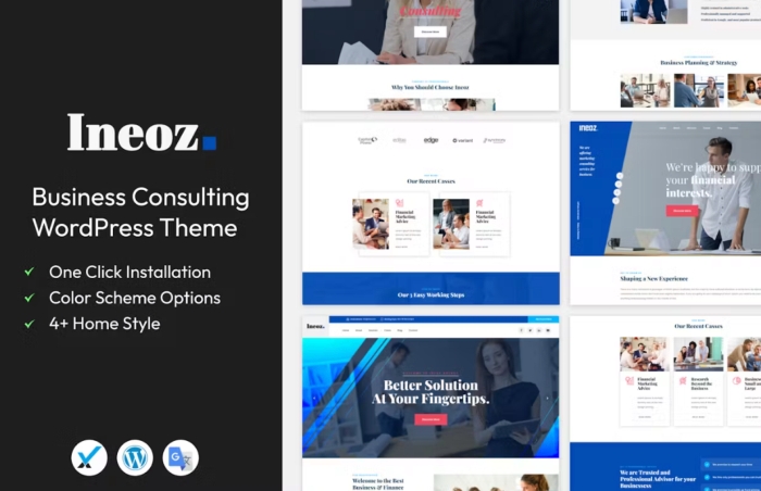 Ineoz – Business Consulting WordPress Theme 2.1