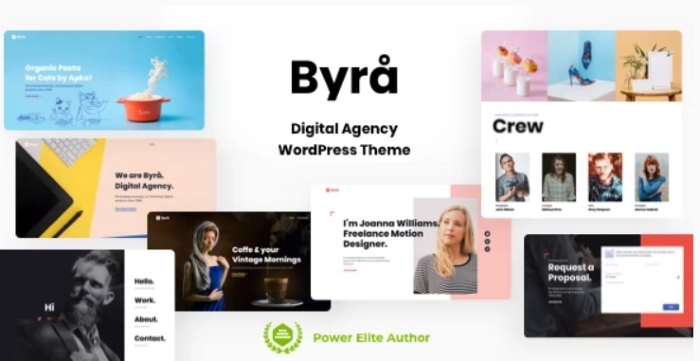 Byra – Simple Portfolio WordPress Theme 11.6