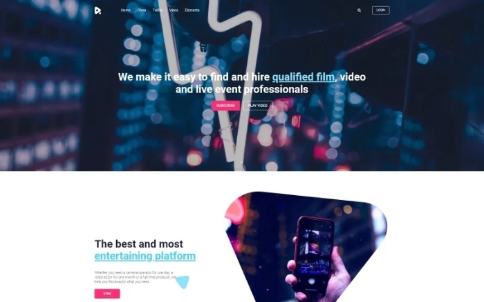 YouMovie - Videography WP Elementor Theme 1.2.3