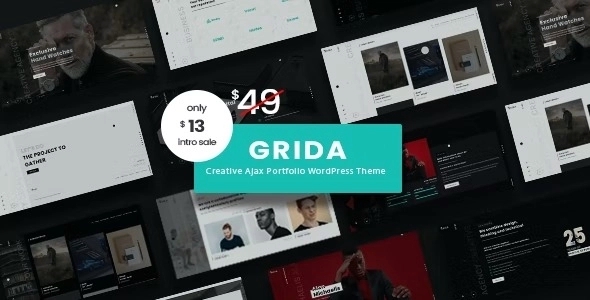 Grida – Ajax Portfolio WordPress Theme 1.2.0