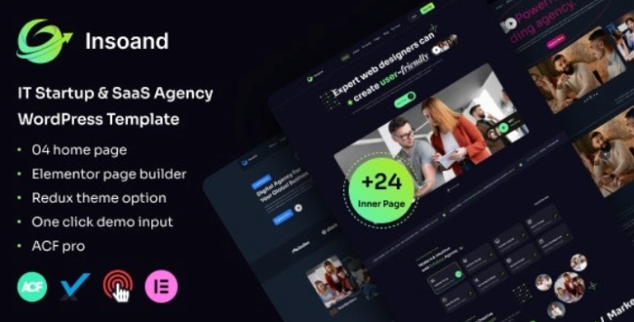 Insoand – IT Startup & SaaS Agency WordPress Theme 1.0.0