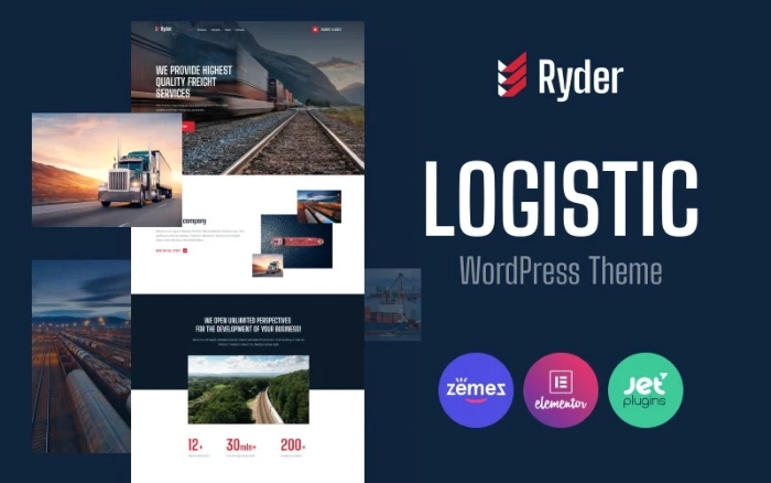 Ryder – Logistic Website Design for Moving Companies 1.0.0