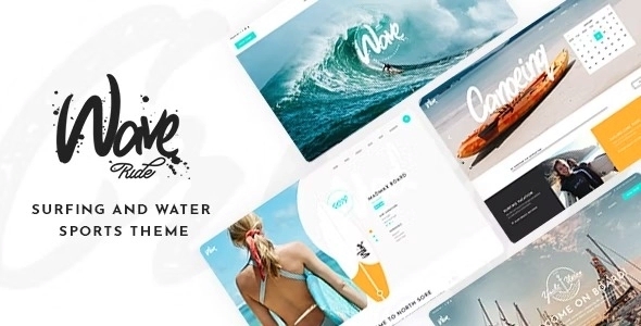 WaveRide – Surfing and Water Sports Theme 1.3