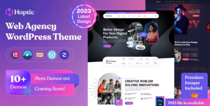 Haptic β Web Design Agency WordPress Theme 1.8.2