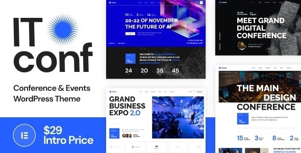 ITconf – Conference & Events WordPress Theme 1.0.2
