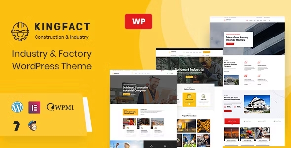 Kingfact – Industry & Factory WordPress Theme + RTL 1.1.1