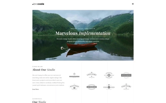 Brocade – Minimal Modern WordPress Elementor Theme 1.0.0