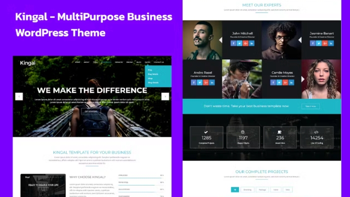 Kingal – MultiPurpose WordPress Theme 1.4