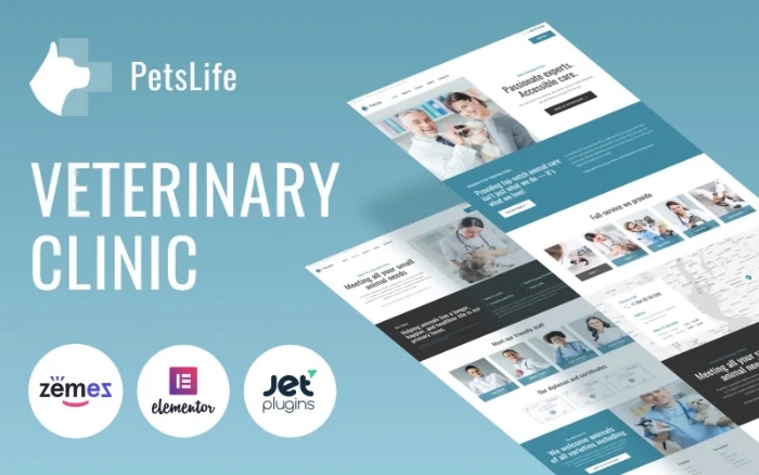 PetsLife – Responsive Veterinarian WordPress Theme 1.0.1