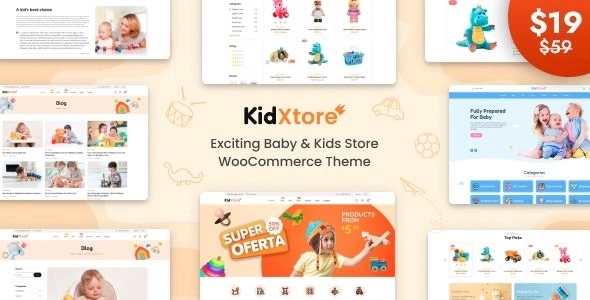KidXtore – Baby Shop and Kids Store WooCommerce Theme 1.5
