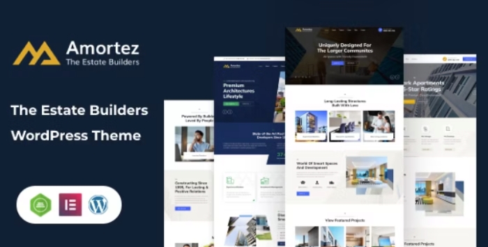 Amortez – Real Estate Group WordPress Theme + RTL 1.0.1
