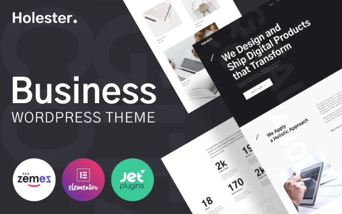 Holester – Business Services Website Template 1.0.1