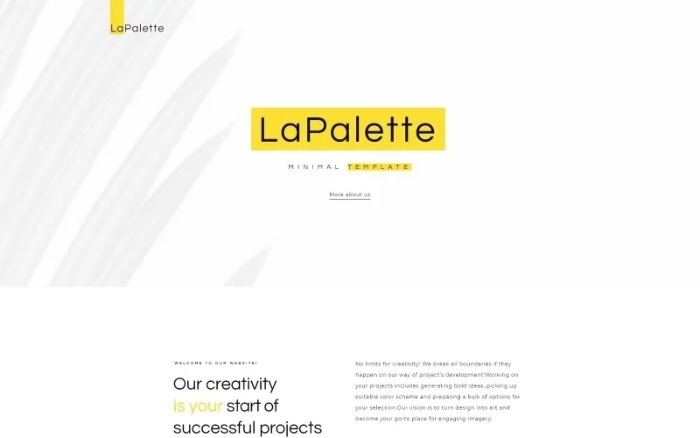 La Palette – Creative Minimal WordPress Elementor Theme 1.0.0