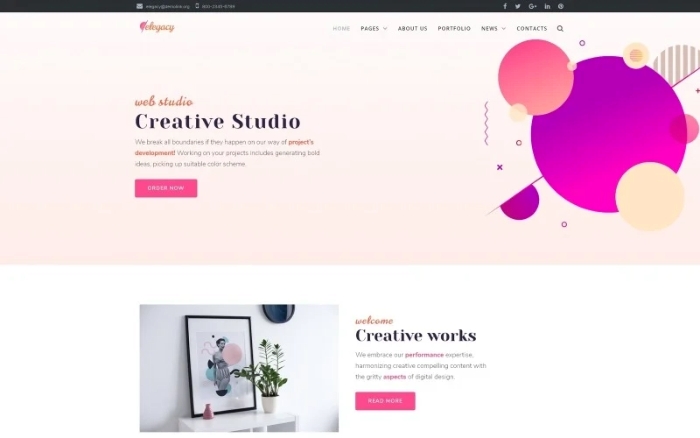 Elegacy – Creative WordPress Elementor Theme 1.2.0