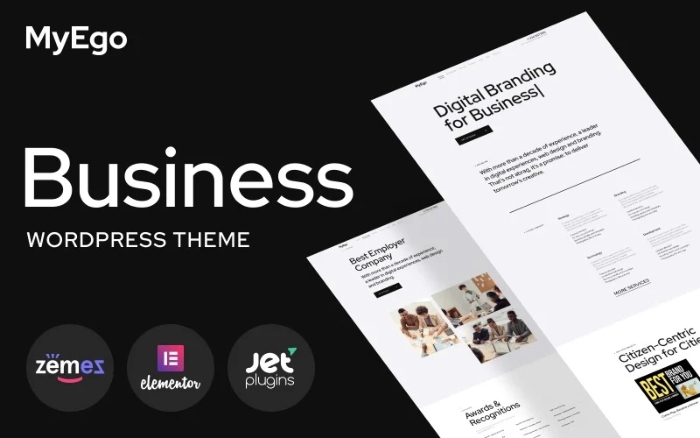 MyEgo – Business Website WordPress Theme 1.0.1