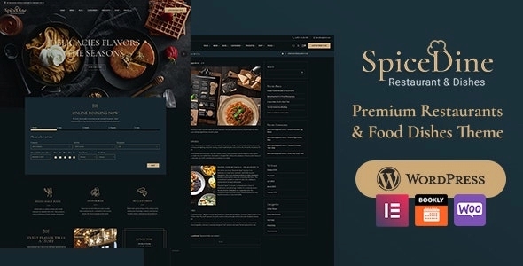 SpiceDine – WordPress Theme For Hotels & Restaurants 1.0.0