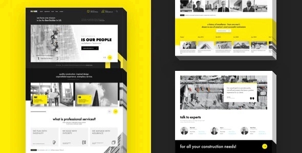 Hank – Construction WordPress theme 1.1.0