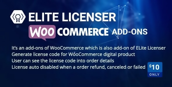 WooCommerce Product Licenser- Elite Licenser Pro Addon
