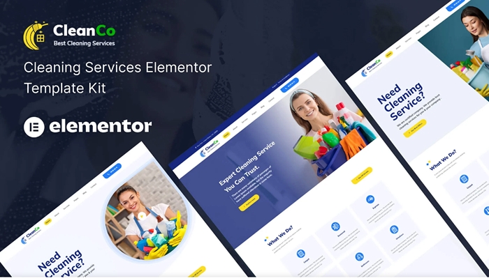 Cleanco - Cleaning Service Elementor Template Kit 1.0.0