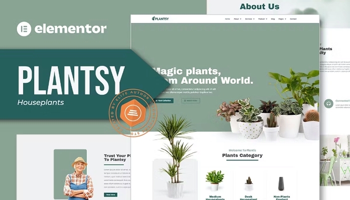 Plantsy – Houseplants Elementor Template Kit 1.0.0